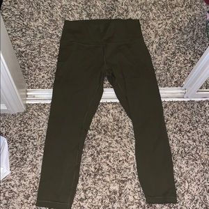 Lululemon Army Green legging